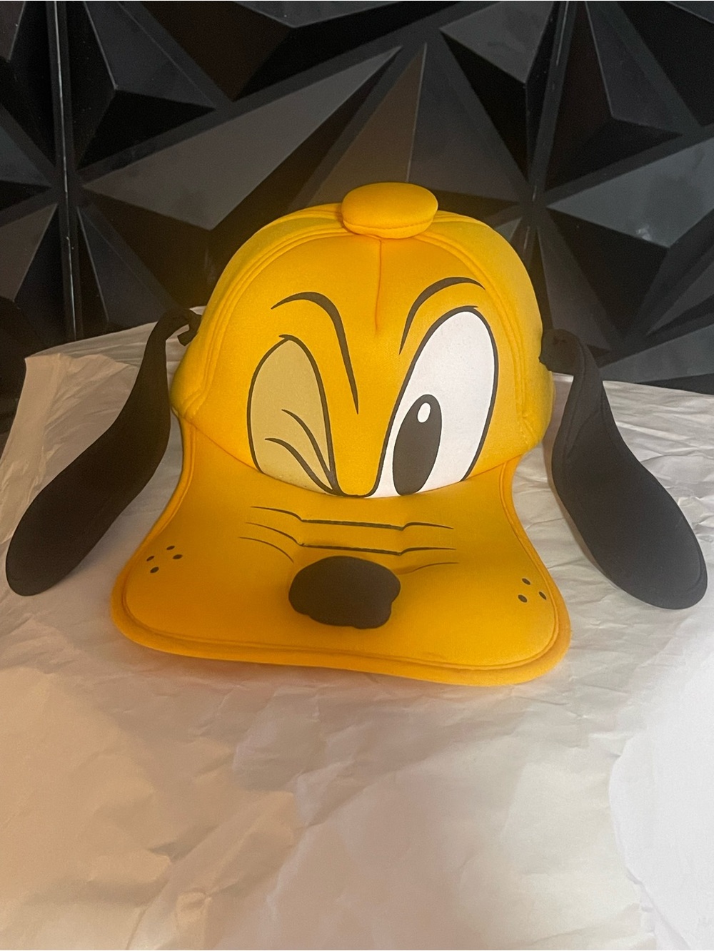 Disney Parks Pluto Sculptured Foam Novelty Hat/Cap